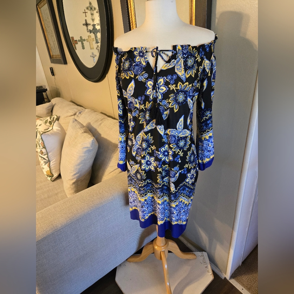Enfocus Studio Floral Off-Shoulder Dress 270